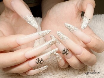 アグレアブルネイル(agr'e able nail)の写真/\長さ出し&フィルイン対応◎/ネイルケアもお任せ♪理想の指先を叶えるワンランク上の仕上がり!