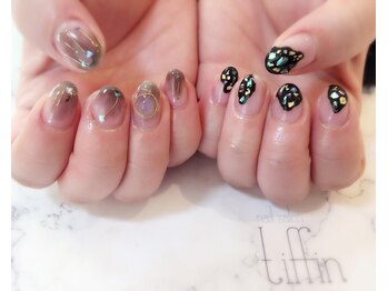 ネイルサロン ティフィン(tiffin)/ワイヤーとシェルで華やかに☆