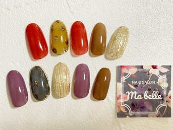 マベル(Ma belle)/11.12月キャンペーンネイル