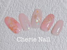 シェリーネイル(Cherie Nail)/ミラー桜ネイル♪