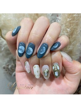 ルミナ 高崎店(Lumina)/月ネイル