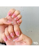トゥーネイル バイ フォーク 仙川(To.nail byFOLK)/春チーク&フレンチ