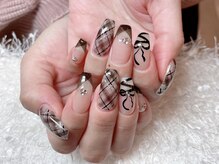 レアネイル 新宿(le'a nail)/チェックネイル