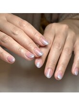 マニスト/ラメのグラデーション