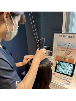 エスカペリ(s_capelli)/マイクロスコープによる頭皮診断