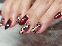 ネイルプラスユウ(NAIL+U)の雰囲気（今年のレオパードはマグネットと合わせて♪）