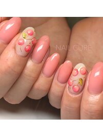 ぷっくりチェリーネイル♪