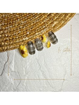 ルコトン(le coton)/sample【フラットアート】