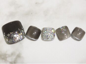 カレネイル(kale nail)/２月限定シンプルART＋500円
