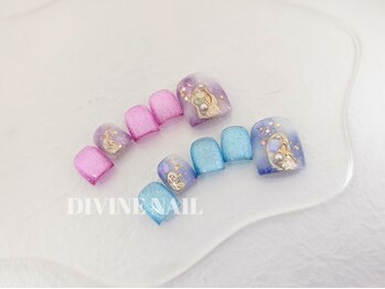ディバイン ネイルズ(DIVINE NAILS)/フット・デザイン定額