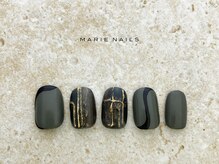 マリーネイルズ 青山店(MARIE NAILS)/☆7700円 ミラーアート　0123b