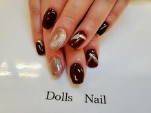 トータルビューティーサロン ドールズ(total beauty salon Dolls)/赤×ブラウン×マグネット