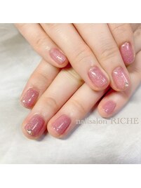 ラメ入りピンクパープル！