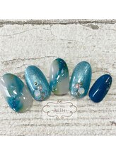 ネイルサロン クイル(QUILL)/８月マグネット（２）