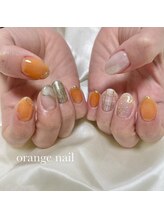 イフネイル(if nail)/◇オレンジネイル◇