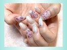 リボンアートネイル☆