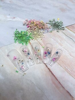 ケイズネイル 八王子(K's Nail Salon)/押し花デザイン２