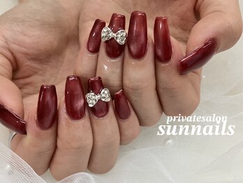 サンネイルズ(sun nails)/2本アート