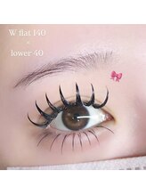 ミニョンアイラッシュ(minynon eyelash)/上下エクステで中顔面短縮効果！