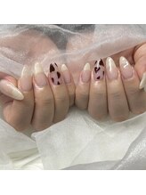 定額デザインハートネイル