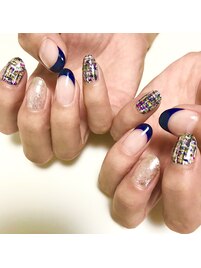 ツイードネイル