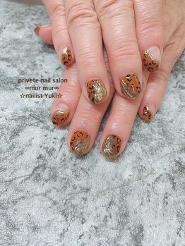 プライベート ネイルサロン マーマ(murmur)/レオパードネイル