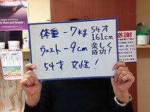 杉本接骨鍼灸院/聴覚が弱く不安だった　7kg減