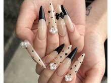 オーロラ アメ村店(AURORA)/ガーリーネイル/ドットネイル