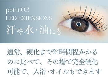 ルクール 亀貝店(Le Coeur)/03.汗や水・油にも強い