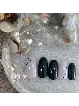 アヴェックアムール 豊田(avec amour)/natural ハートホロネイル