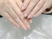 ヒールネイル(heal nail)/beige×stone.