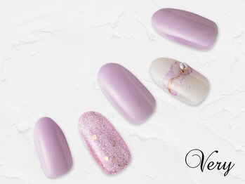 ヴェリー 六本木ヒルズ店(Very)/春カラーのニュアンスネイル