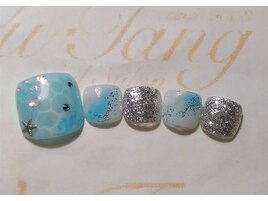 水面ネイル￥9700