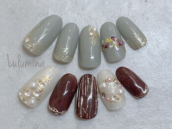 ルルミーナ(Lulu Mina)/クリスマスネイル☆