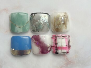 シェラックフットネイル