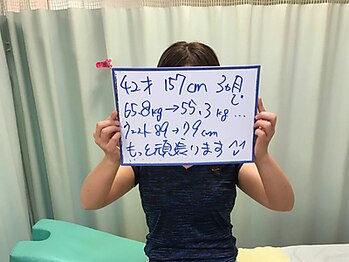 杉本接骨鍼灸院/【痩身】57.5→？kg48歳160cm