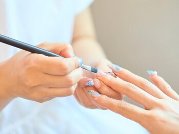 トップヘアーテラス(TOPHAIR TERRACE)の写真/【自爪を傷めないジェルネイル】オフ無料/同時施術OK/フィルイン施術導入サロン