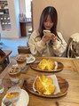 アンリミット シルク(Une limit Silk) 食べるのが大好きでよくカフェに行くきます!