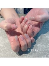 リッシュ(RICHE)/上品ミラーハートネイル