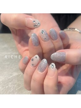 リッシュ(RICHE)/新色ラメのキラキラネイル