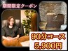【お得な90分コース】仙豆のちから☆1日5枠限定☆7900円→5900円 チェア施術