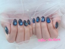 りぼん(Re:Born)/水光マグネットネイル