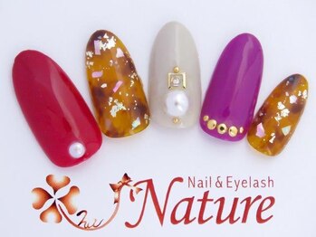 ナチュレ ネイルアンドアイラッシュ(Nature Nail & Eyelash)/定額デザイン☆￥8,532