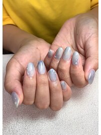 梅雨水滴ネイル