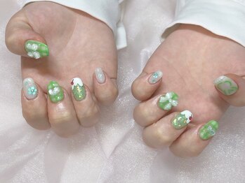 アルティノ ネイル ガーデン(altino nail garden)/推しネイル×メロンソーダ