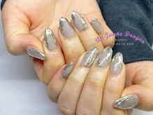 アン ジョーヌドラゴ/【自爪ネイル】ミラーネイル