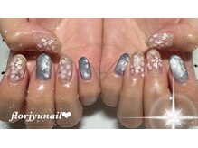 フロージュ ネイル(florjyu nail)/桜マグネットnail
