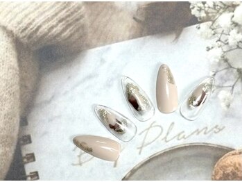 シエル ネイルズ(CIEL NAILS)/ 9月 ハンド 定額 シンプル2