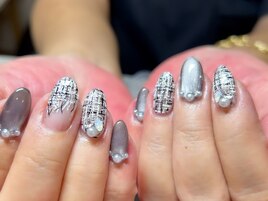 ツイードネイル