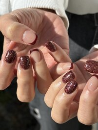 ボルドーnail